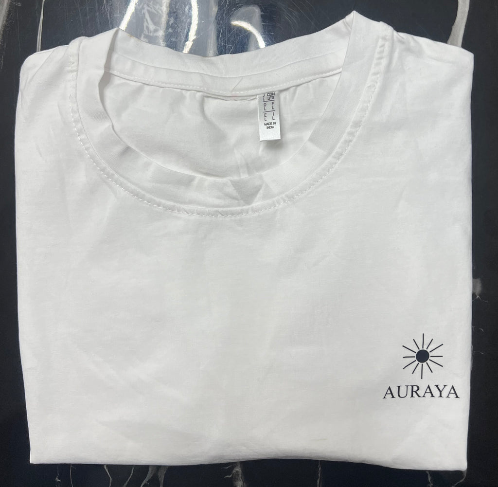 Auraya Pure Cotton White t shirt